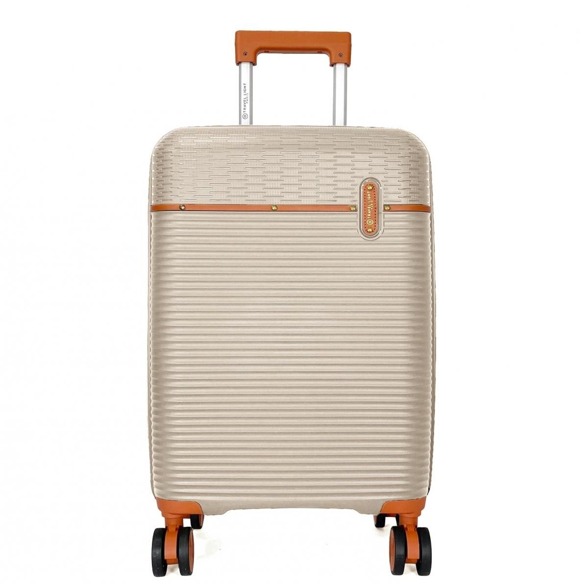 Bleucerise Valise cabine rigide Travel Light TSA 57cm Polypropylène