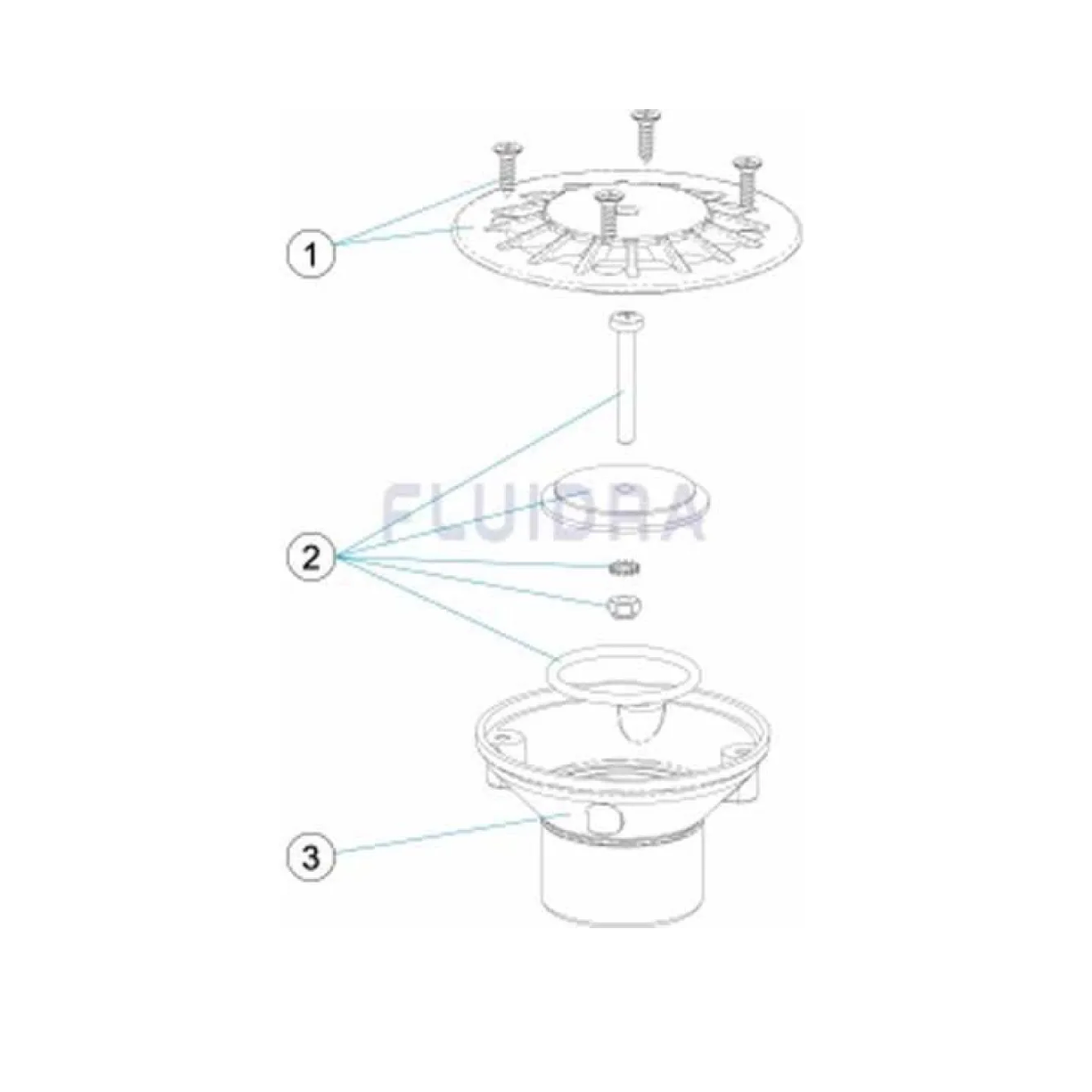 Voir la diapositive 2 : ASTRALPOOL Nozzle 00303 à jet/suction ajustable