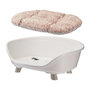 Voir la diapositive 3 : Ferplast Corbeille - FERPLAST - THRONE 6 - Avec coussin relax - Blanc