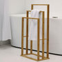 Voir la diapositive 1 : Bathroom Solutions Bathroom Solutions Porte-serviette Bambou avec 3 barres
