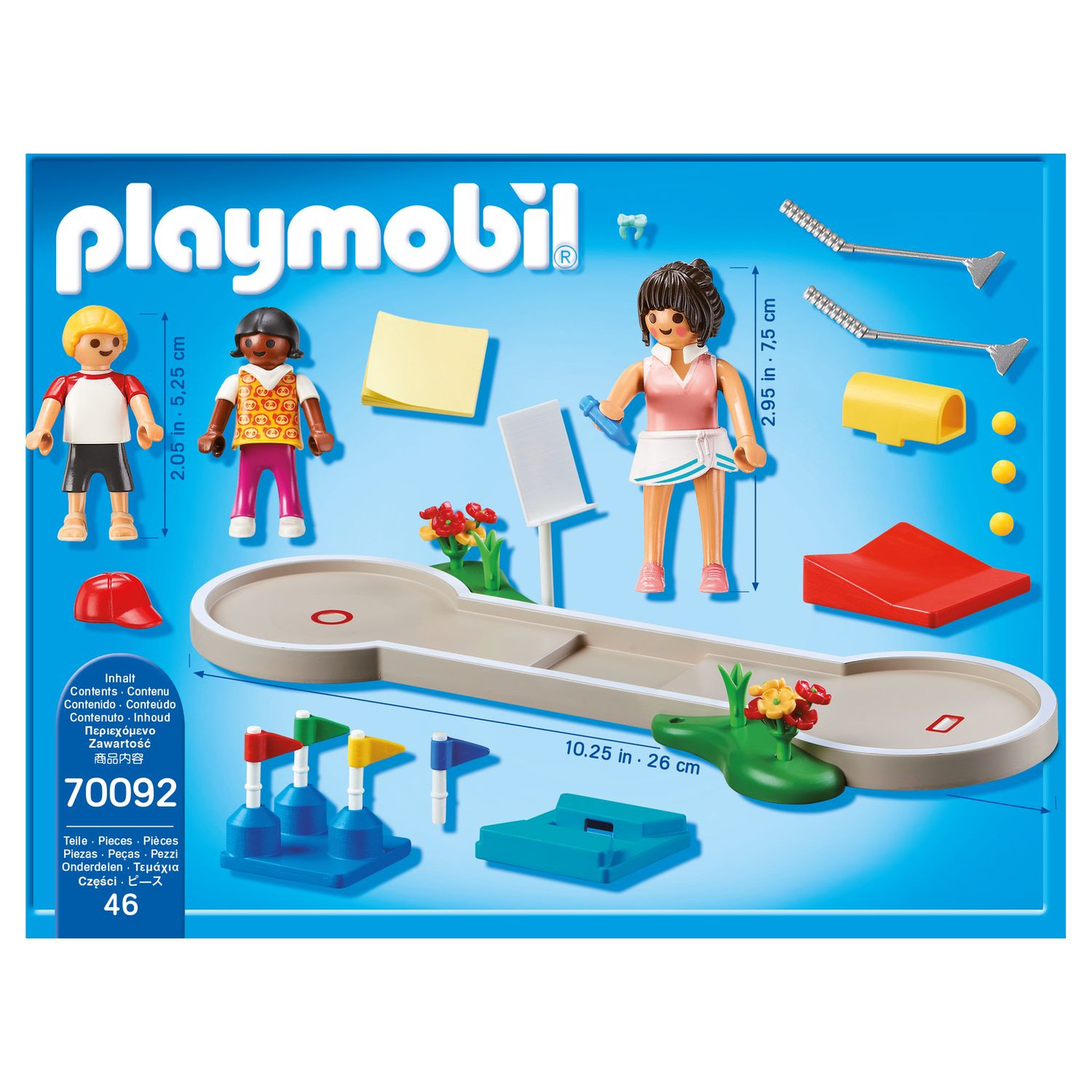 Voir la diapositive 4 : PLAYMOBIL  70092 - Family Fun - Mini-golf