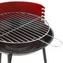 Voir la diapositive 3 : NEKA Barbecue à charbon Corinto - Acier - Rouge