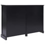 Voir la diapositive 3 : VIDAXL Buffet avec 10 tiroirs Noir 113x30x79 cm Bois