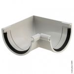GIRPI Angle intérieur à joint pvc gris GIRPI, Dév.33 cm