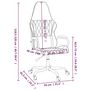 Voir la diapositive 6 : VIDAXL Chaise de jeu Blanc et noir Similicuir