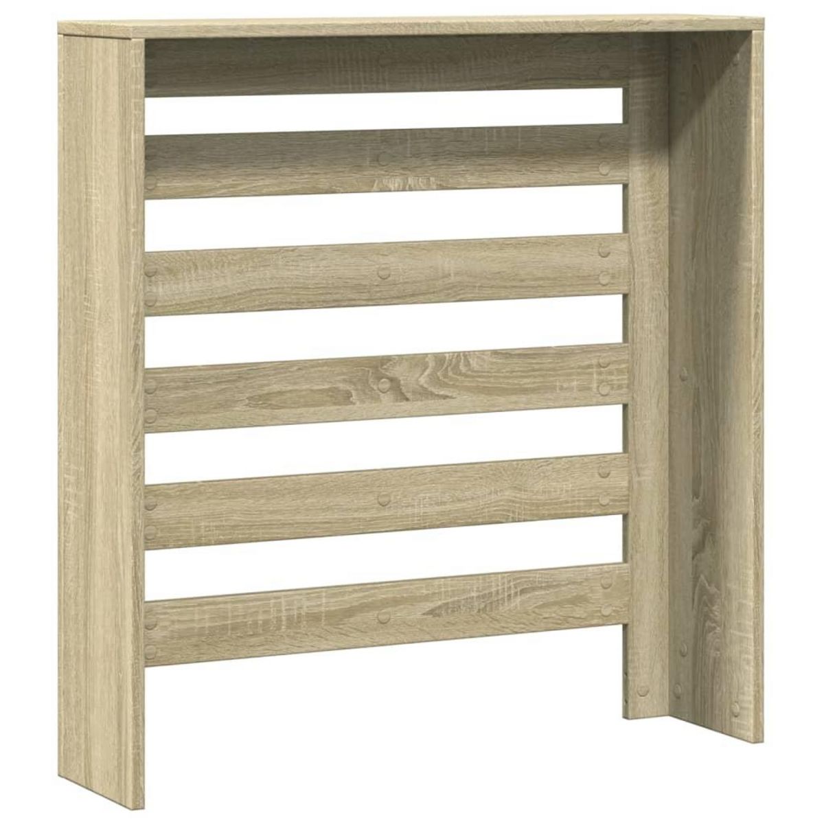 VIDAXL Cache-radiateur chene sonoma 78x20x82 cm bois d'ingenierie