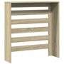Voir la diapositive 5 : VIDAXL Cache-radiateur chene sonoma 78x20x82 cm bois d'ingenierie