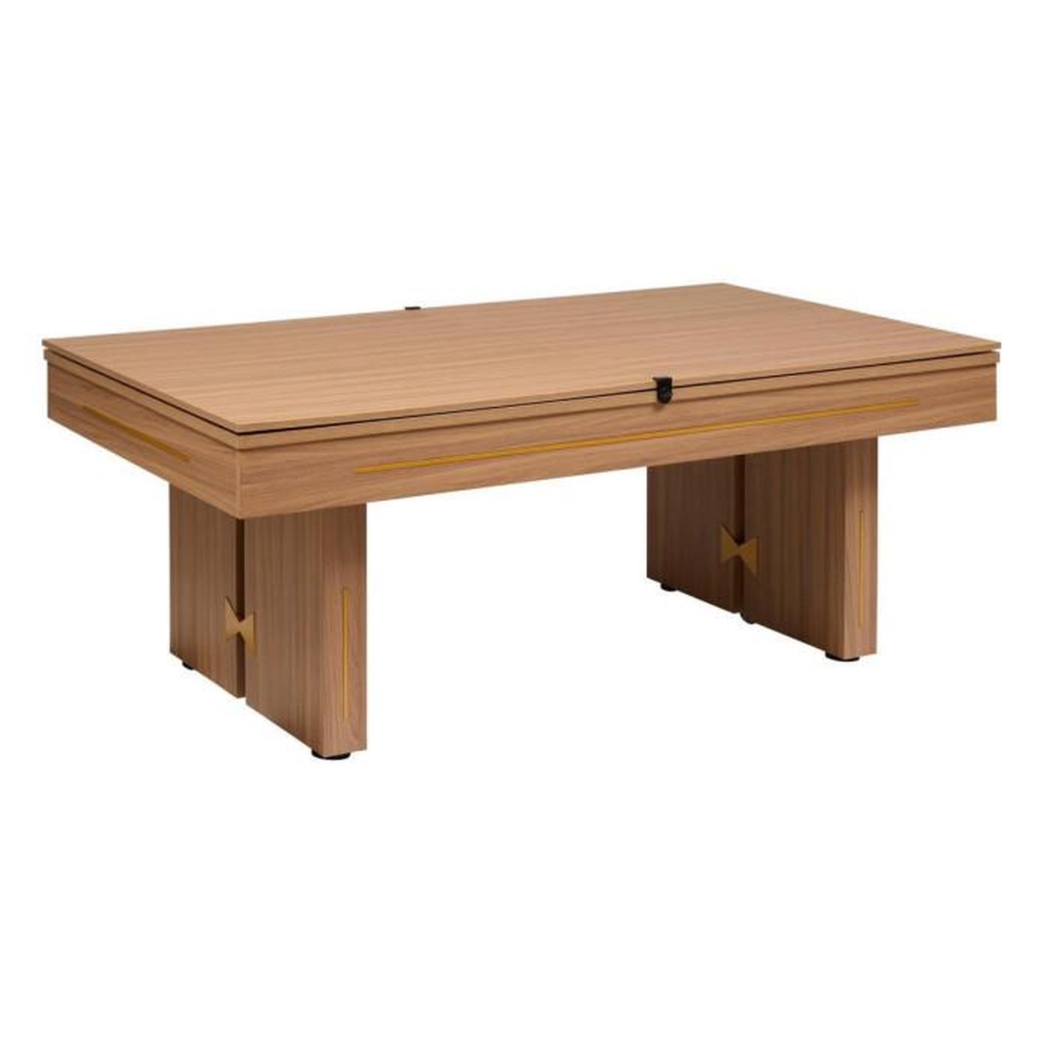 Voir la diapositive 2 : ATMOSPHERA Table de Billard 3 en 1  Dave  215cm Marron