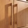 Voir la diapositive 5 : IDIMEX Buffet TECCA L 170 cm 2 portes 3 tiroirs en bois massif