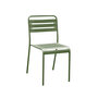 Voir la diapositive 6 : SWEEEK Table de jardin métal + 6 assises vert. acier traitement anti rouille