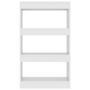 Voir la diapositive 5 : VIDAXL Bibliotheque/separateur de piece blanc bois d'ingenierie