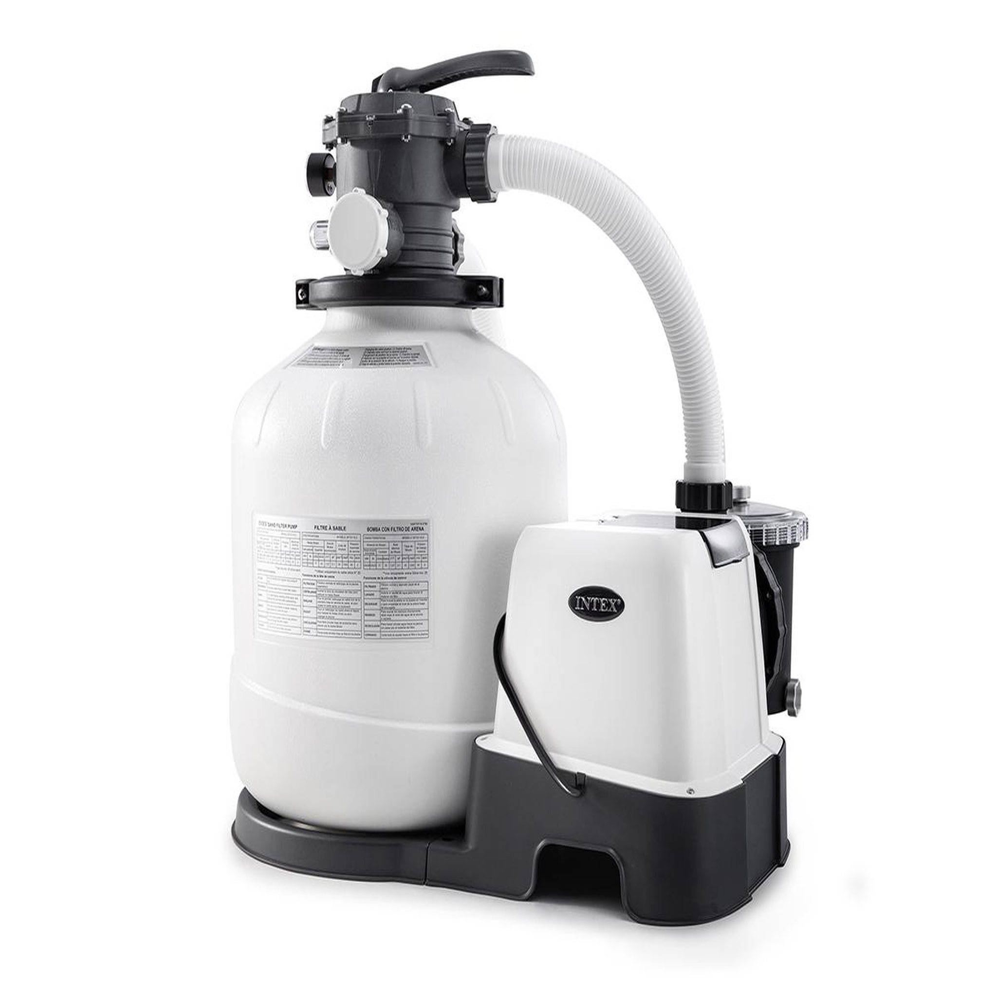 INTEX Combiné groupe de filtration à sable 8 m³/h + stérilisateur au sel QX2600 - Intex
