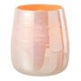 Voir la diapositive 2 : Paris Prix Vase Design en Verre  Juliette  19cm Orange & Rose