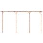 Voir la diapositive 4 : VIDAXL Pergola Bambou 385x40x205 cm