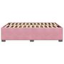 Voir la diapositive 5 : VIDAXL Cadre de lit sans matelas rose 140x200 cm velours