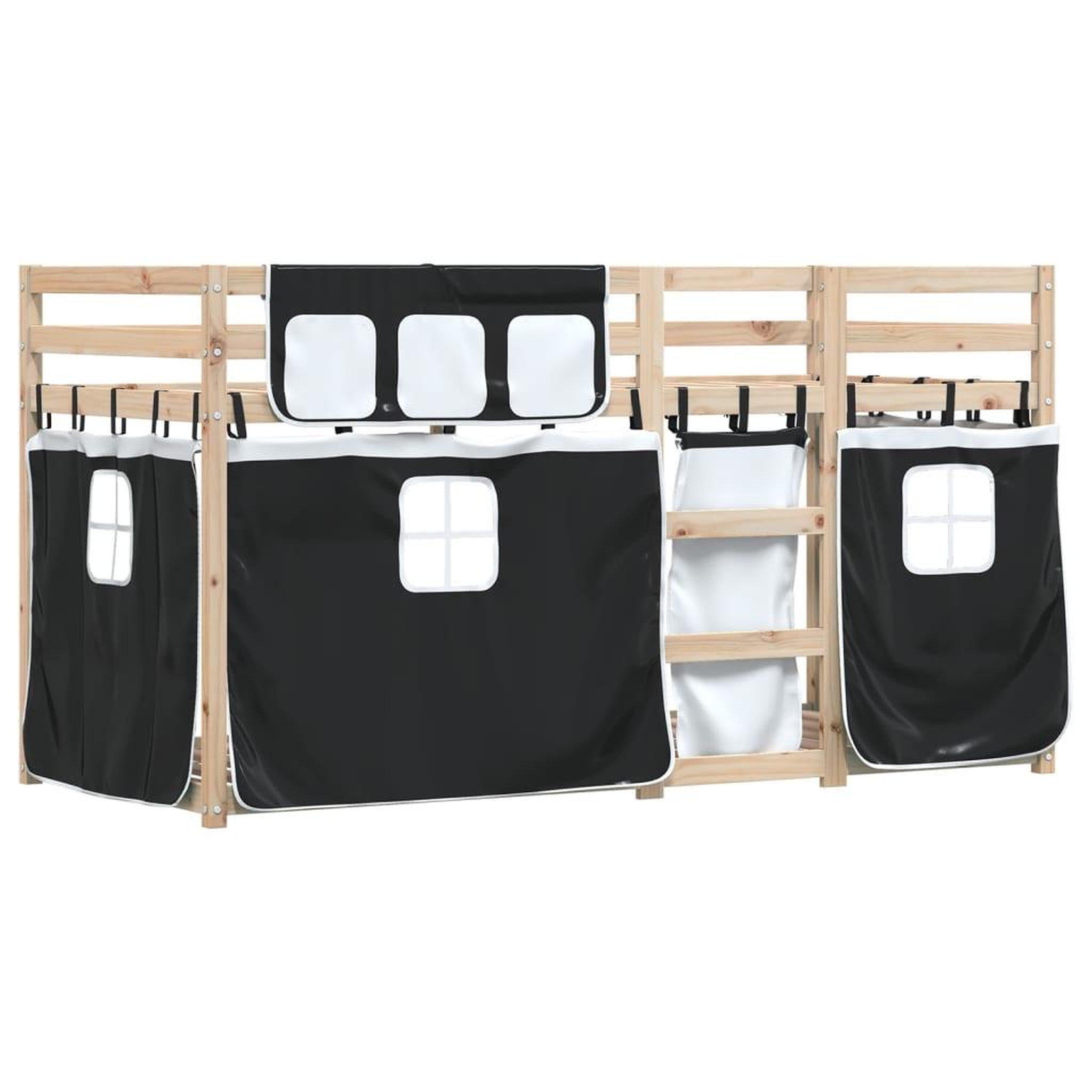 Voir la diapositive 3 : VIDAXL Lit superpose sans matelas 90x190 cm bois de pin massif