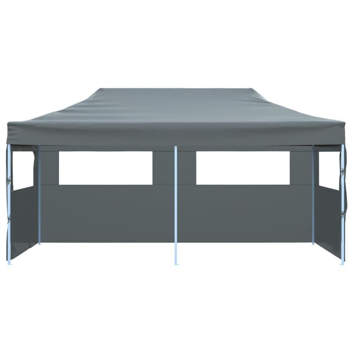 VIDAXL Tente de reception pliable avec parois 3x6 m anthracite