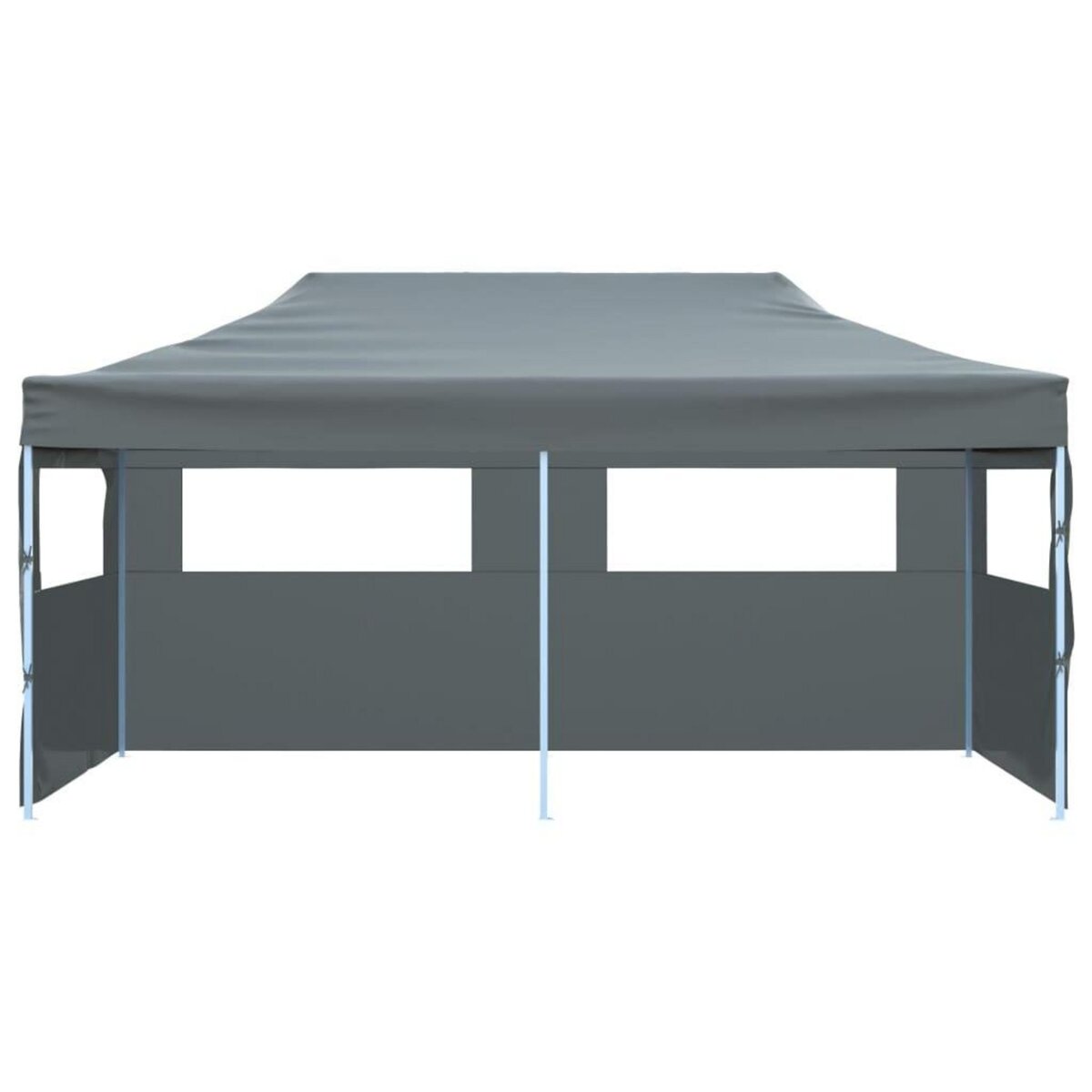 VIDAXL Tente de reception pliable avec parois 3x6 m anthracite