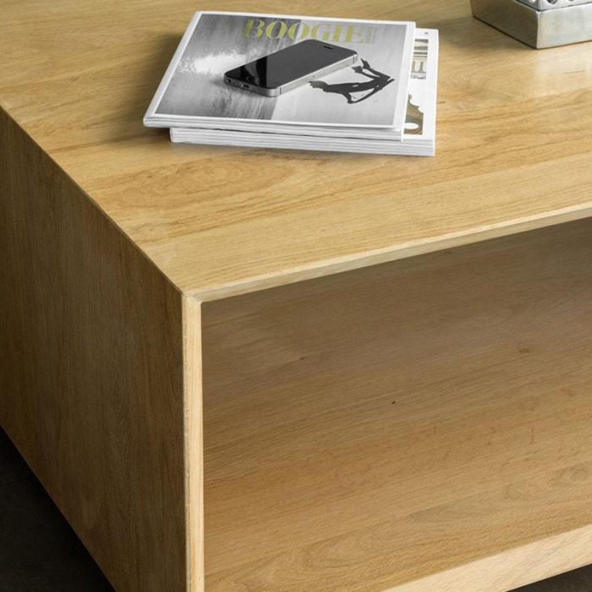 Paris Prix Table Basse  Kubico  120cm Chêne Massif