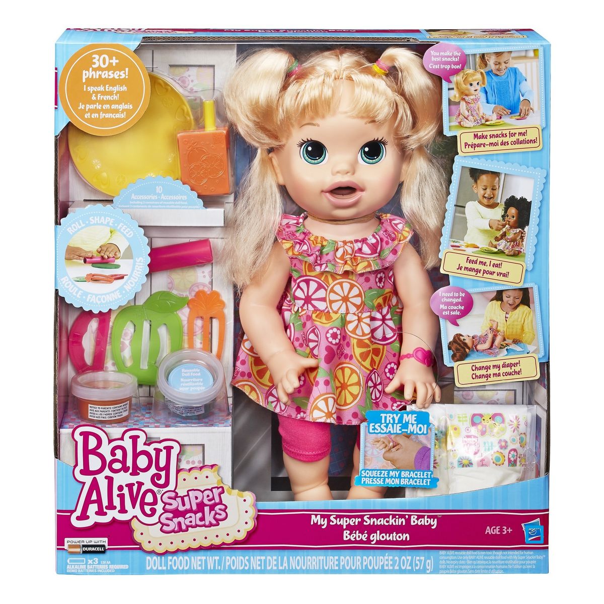 HASBRO Sarah, bébé Glouton