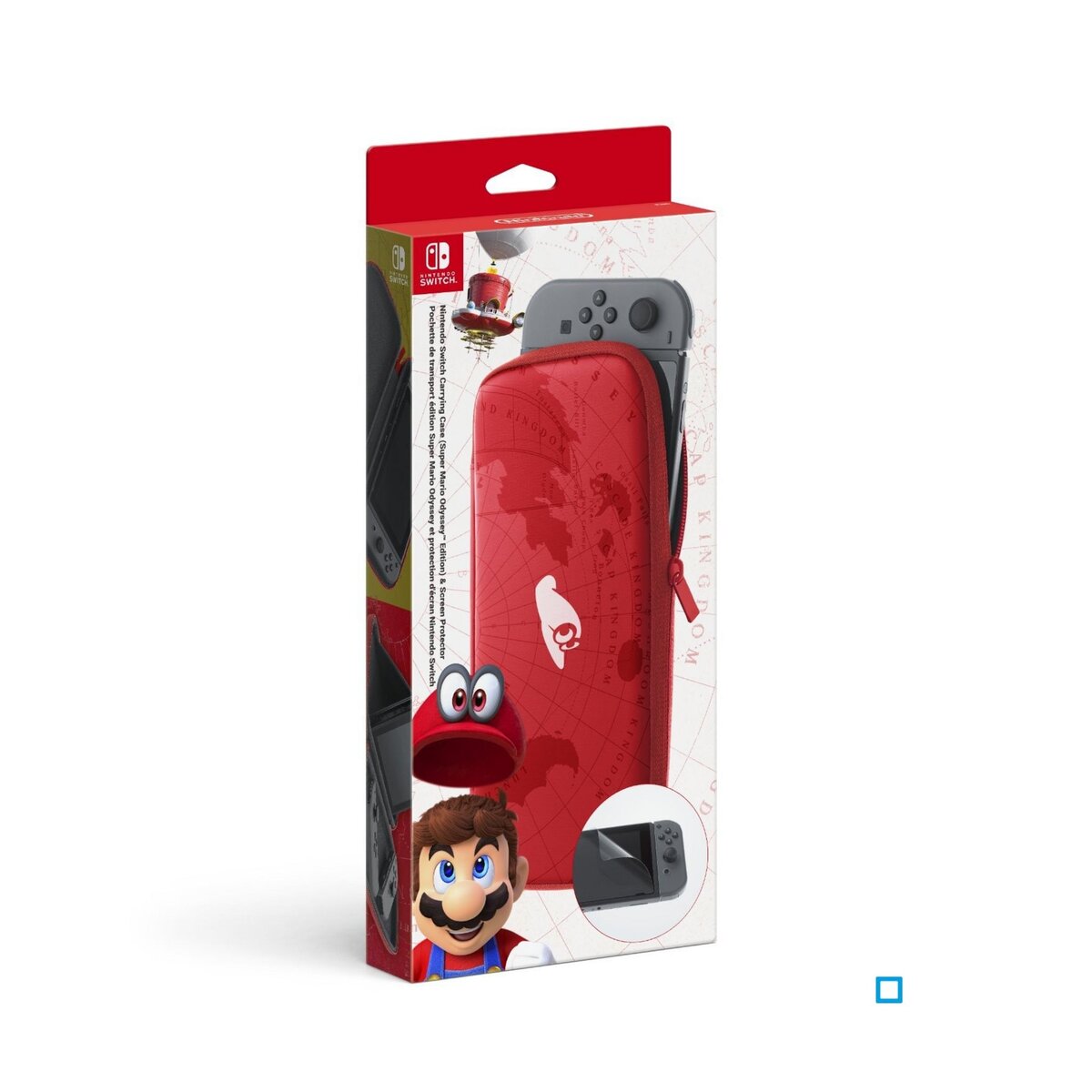 Pochette de transport et protection d'écran Nintendo Switch - Super Mario Odyssey