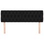 Voir la diapositive 3 : VIDAXL Tetes de lit 2 pcs Noir 72x7x78/88 cm Tissu