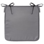 ATMOSPHERA Galette de Chaise  Micro  39x39cm Gris Foncé