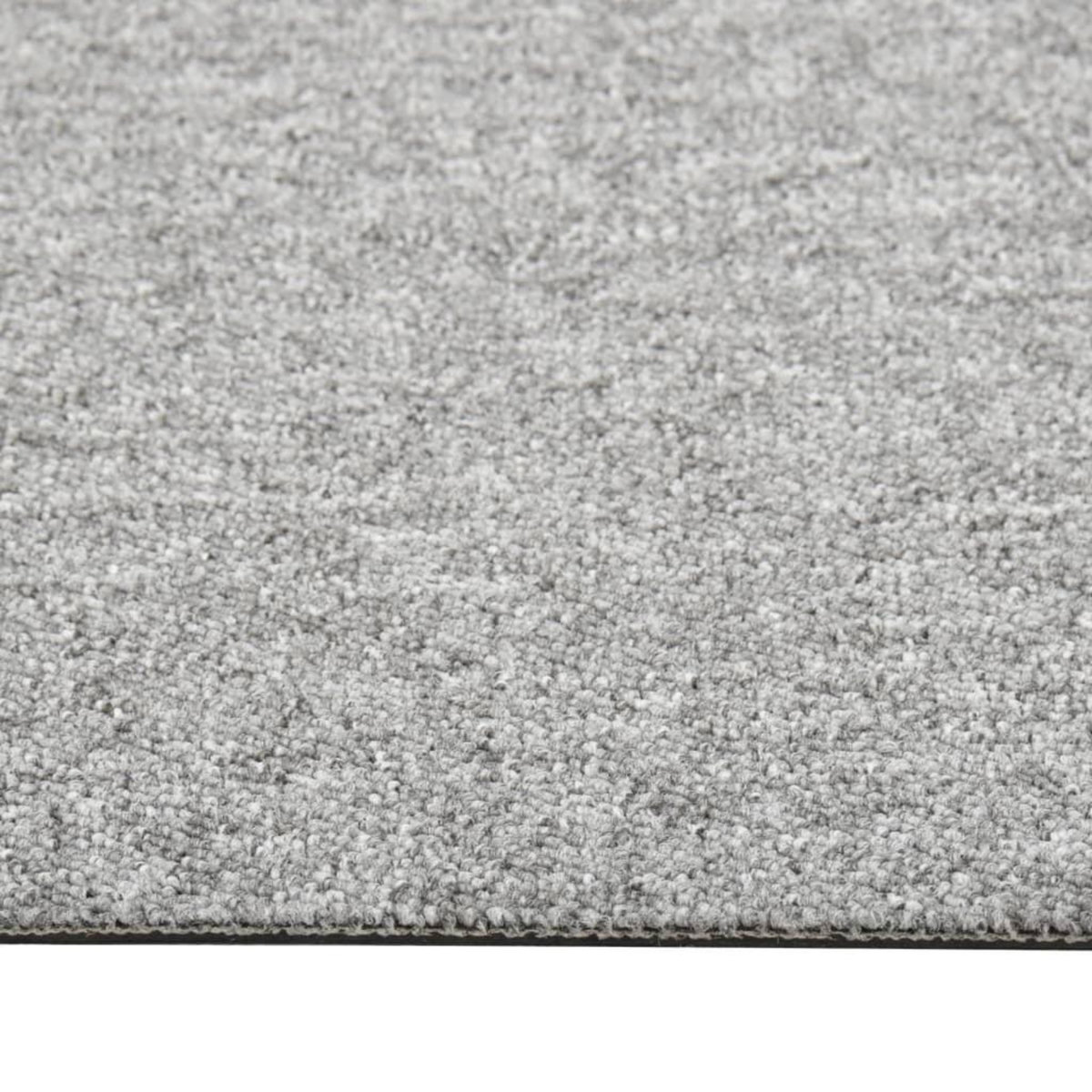 VIDAXL Dalles de tapis de sol 20 pcs 5 m^2 50x50 cm Gris clair