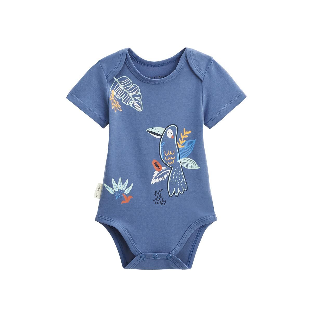 Petit Béguin Lot de 2 bodies bébé manches courtes Mexico