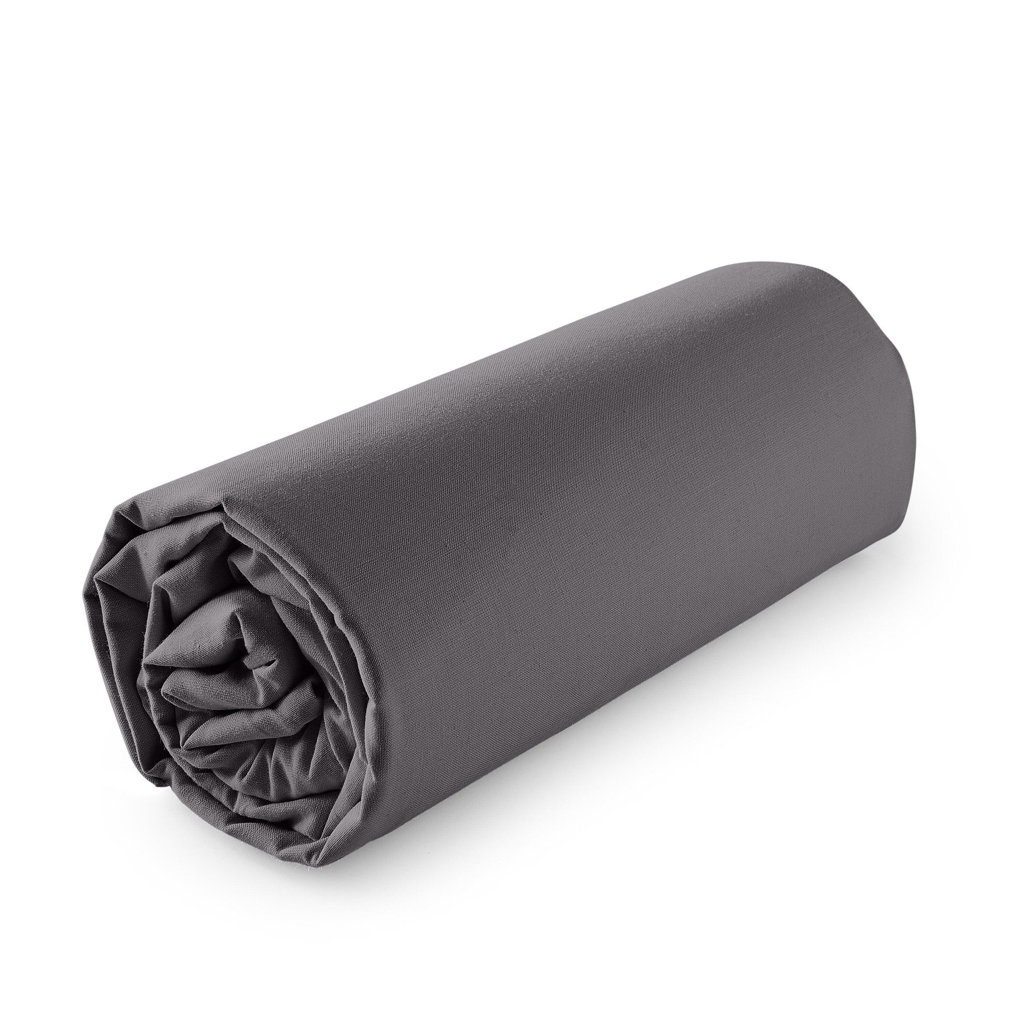 Voir la diapositive 2 : ACTUEL Drap housse uni en coton 57 fils - collection permanente