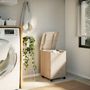 Voir la diapositive 3 : VIDAXL Panier a linge et roulettes RANA 45x45x64 cm bois massif de pin