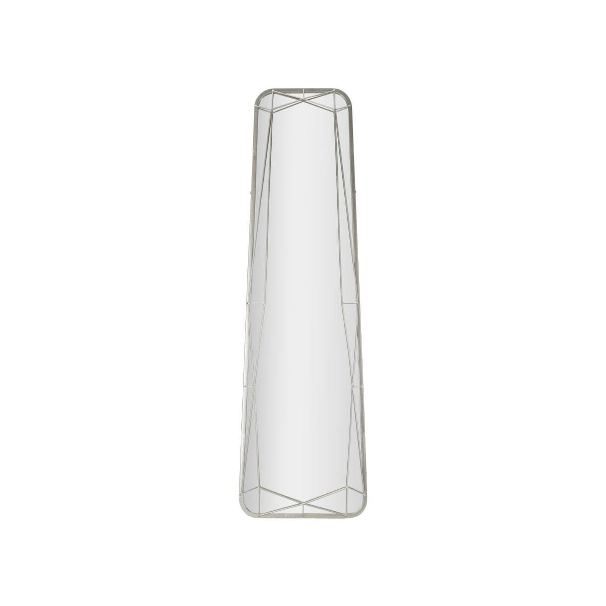 Voir la diapositive 2 : Paris Prix Miroir sur Pied  Linee  153cm Argent