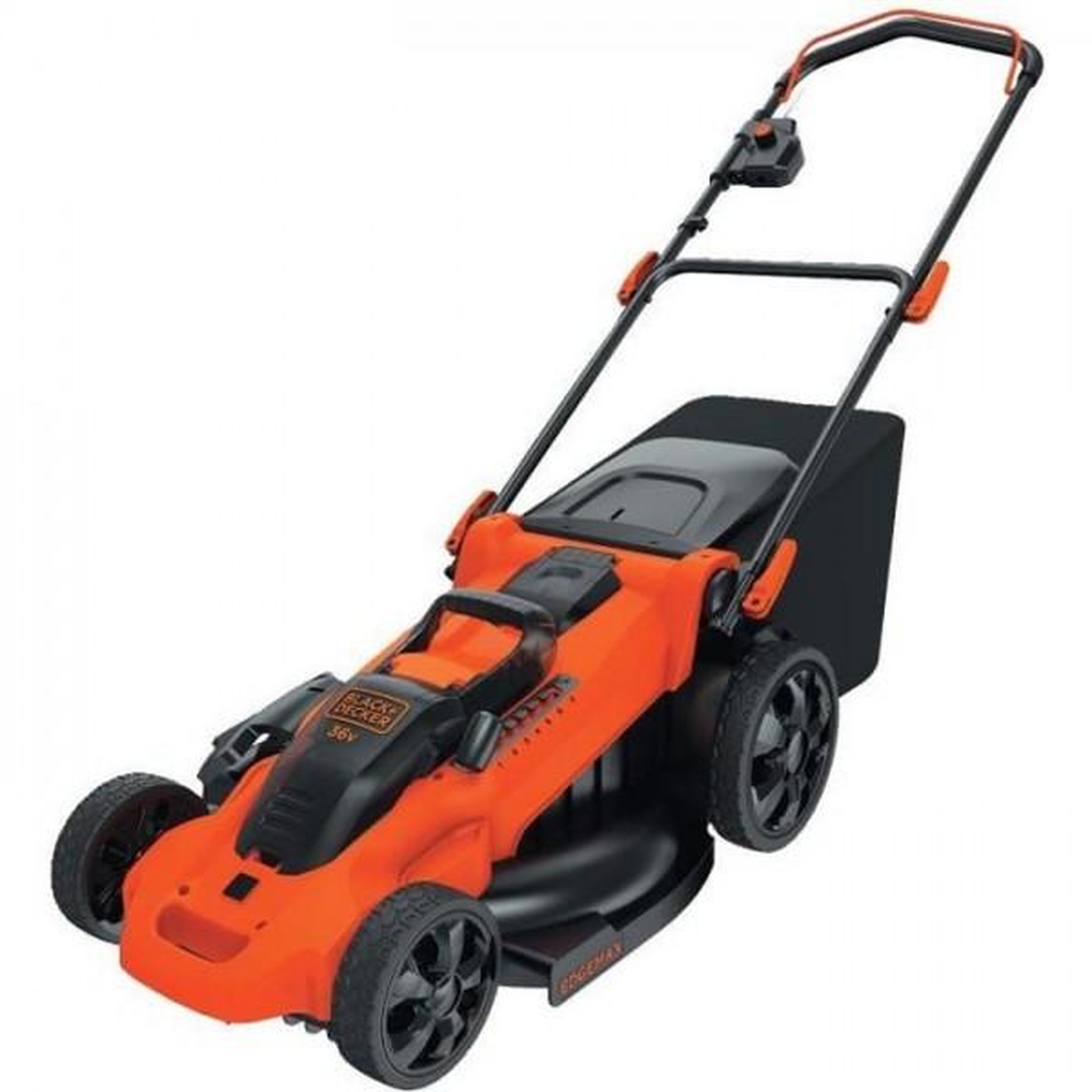 Black et Decker Tondeuse a Gazon   a Gazon Electrique Sans Fil 36V CLMA4820L2-QW - BLACK+DECKER - 7 Hauteurs Réglables - Fonction Mulching