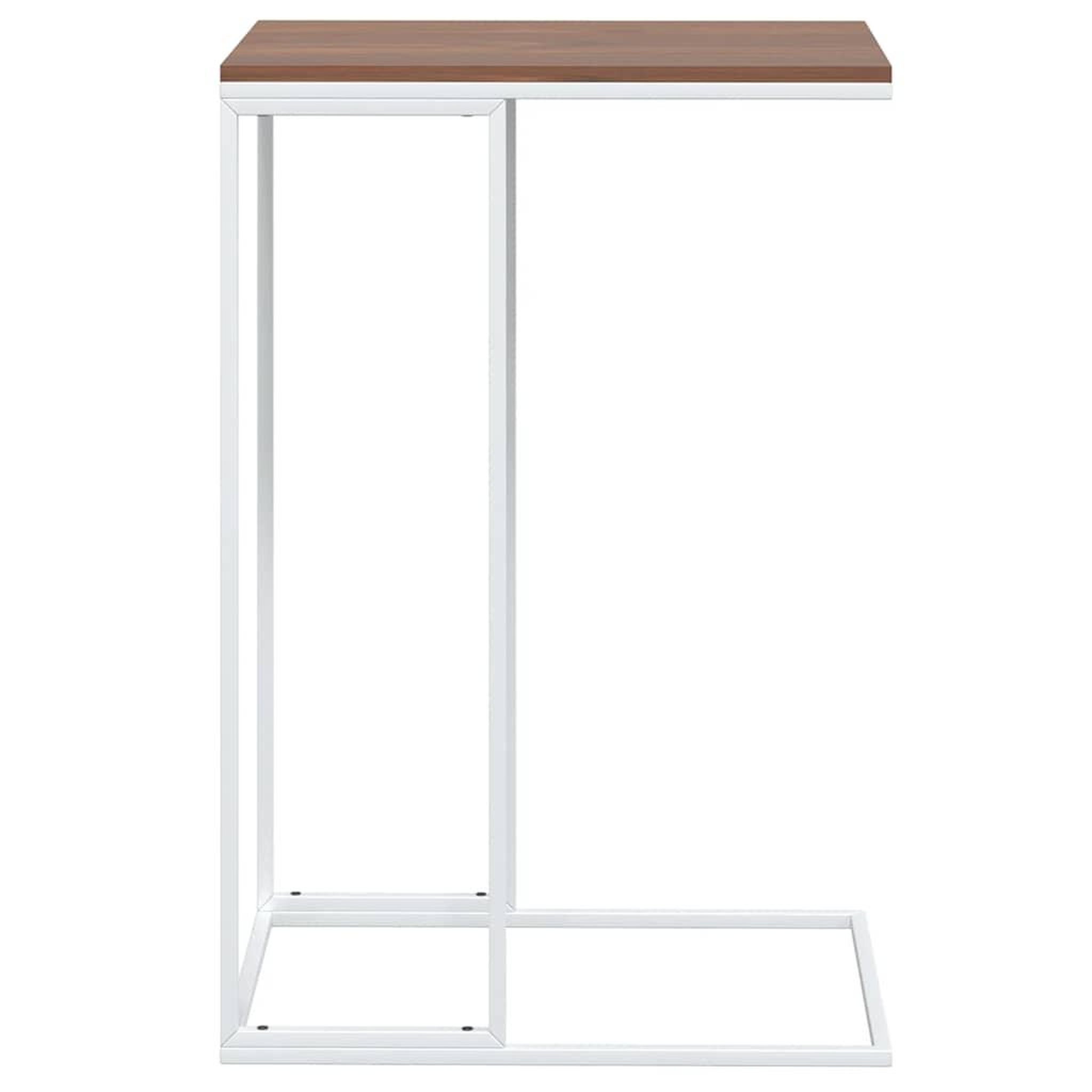 Voir la diapositive 3 : VIDAXL Table d'appoint Blanc 40x30x59 cm Bois d'ingenierie