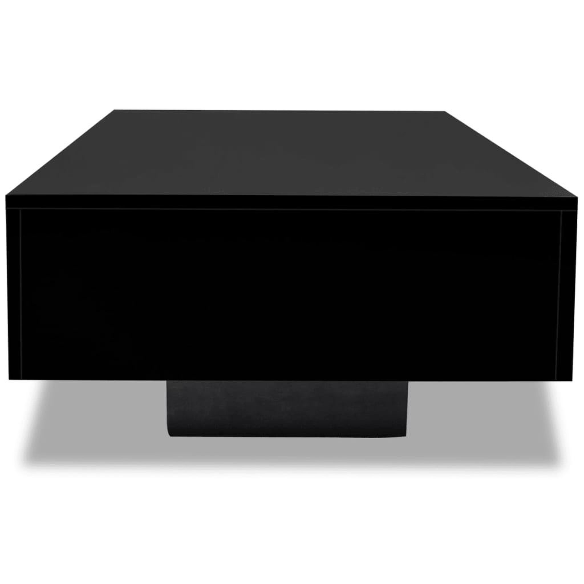 Voir la diapositive 3 : VIDAXL Table basse noir brillant
