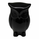 Paris Prix Statue Déco en Céramique  Jolie Chouette  15cm Noir
