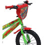 Voir la diapositive 4 : Vélo enfant 14'' - Modèle Urban Skate pour enfant de 95 à 110 cm avec stabilisateurs - Plaque décorative avant - Porte bidon & Bidon - 2 freins & Roues gonflables
