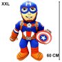  XL Grande Peluche Captain America 60 cm Sonore Avengers Avec Son