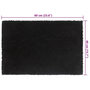 Voir la diapositive 6 : VIDAXL Tapis de porte noir 40x60 cm fibre de coco touffete