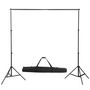 Voir la diapositive 3 : VIDAXL Systeme de support de toile de fond de photo 600 x 300 cm Noir