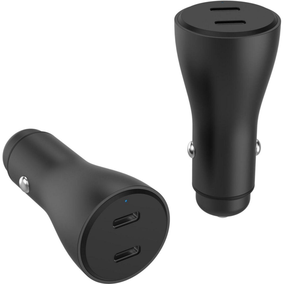 ADEQWAT Chargeur allume cigare 60W 2x USB-C noir