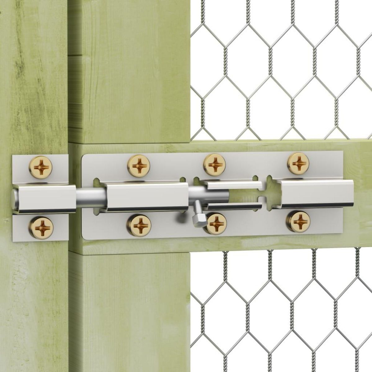 VIDAXL Poulailler 1,5x3x1,5 m Pinede impregnee