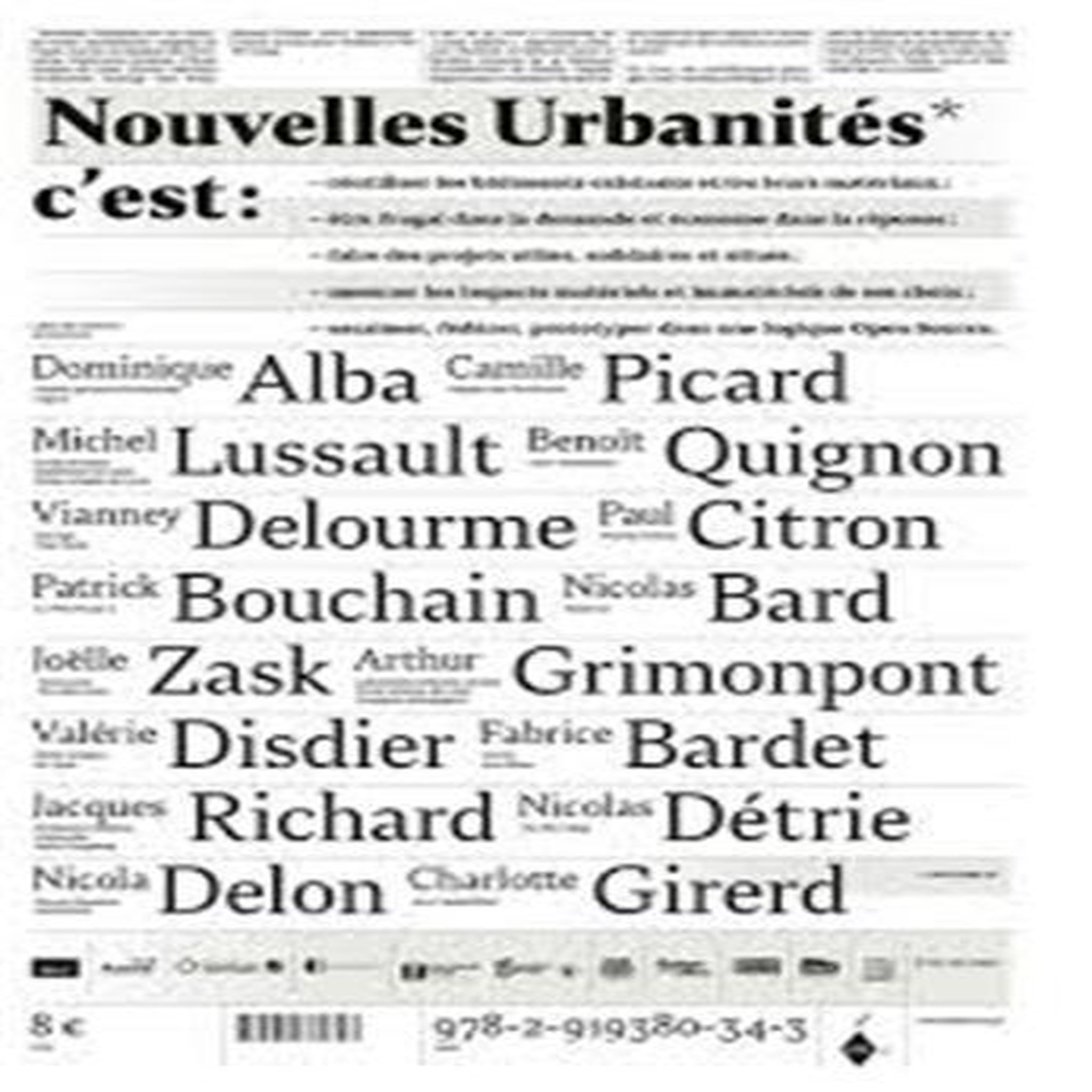 NOUVELLES URBANITES, Alba Dominique