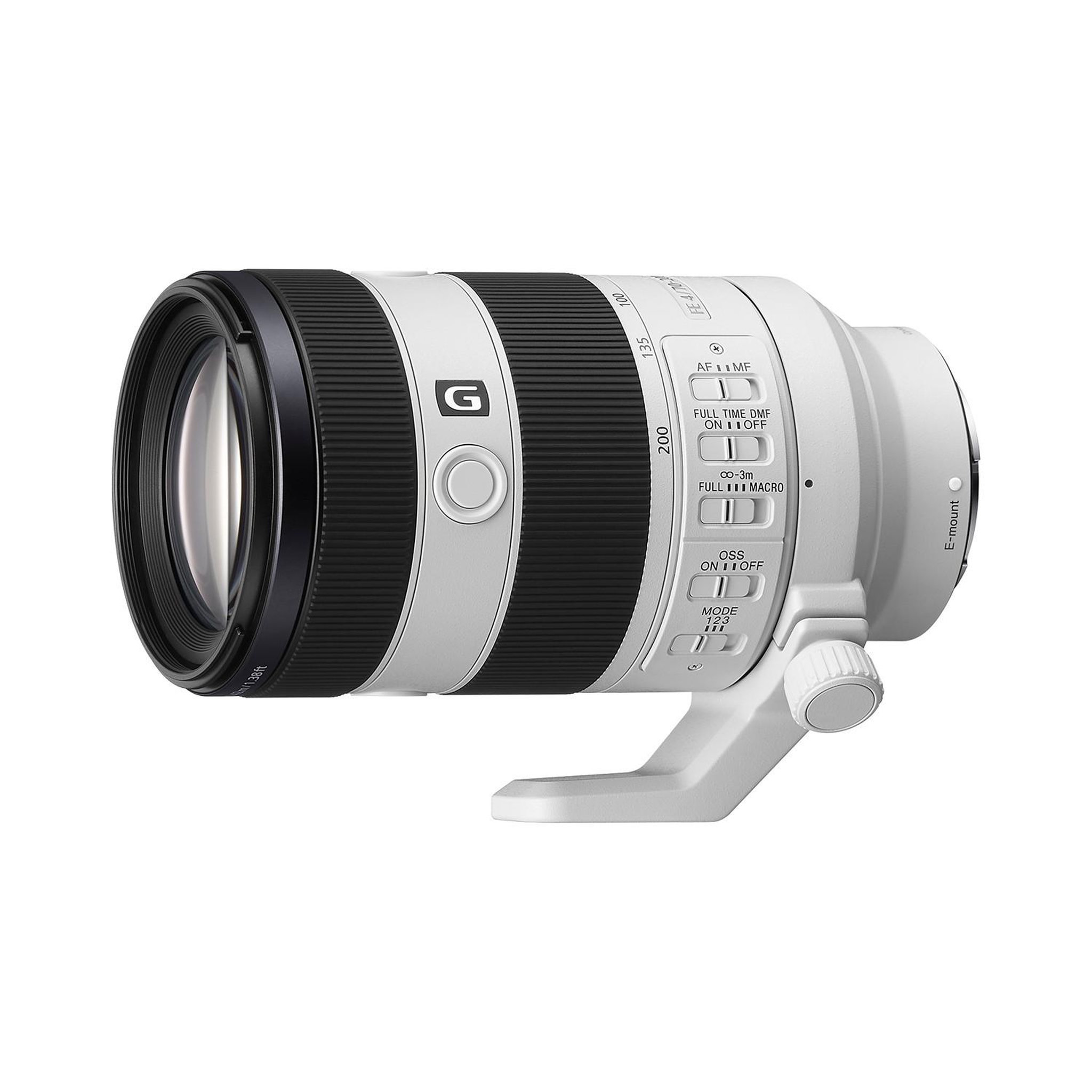 SONY Sony FE 70-200mm F4 Macro G OSS Ⅱ MILC/SLR Téléobjectif zoom Noir, Blanc