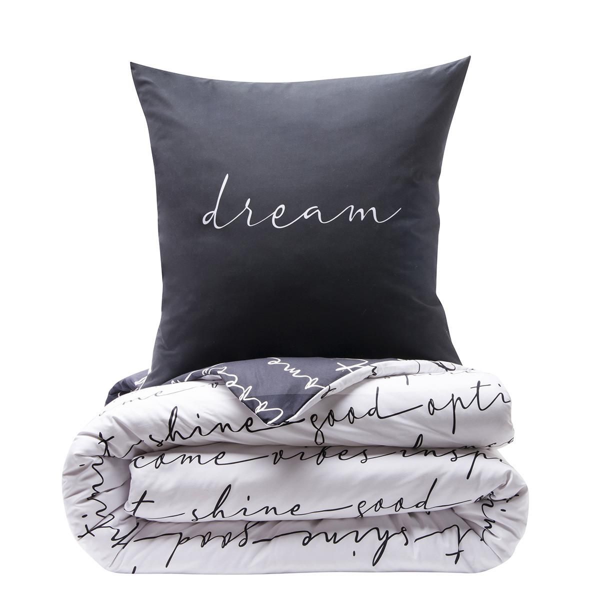 FUTURE HOME Parure de lit 2 personnes en microfibre