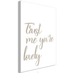 Paris Prix Tableau Imprimé  Trust Me You're Lovely. Coloris disponibles : Multicolore