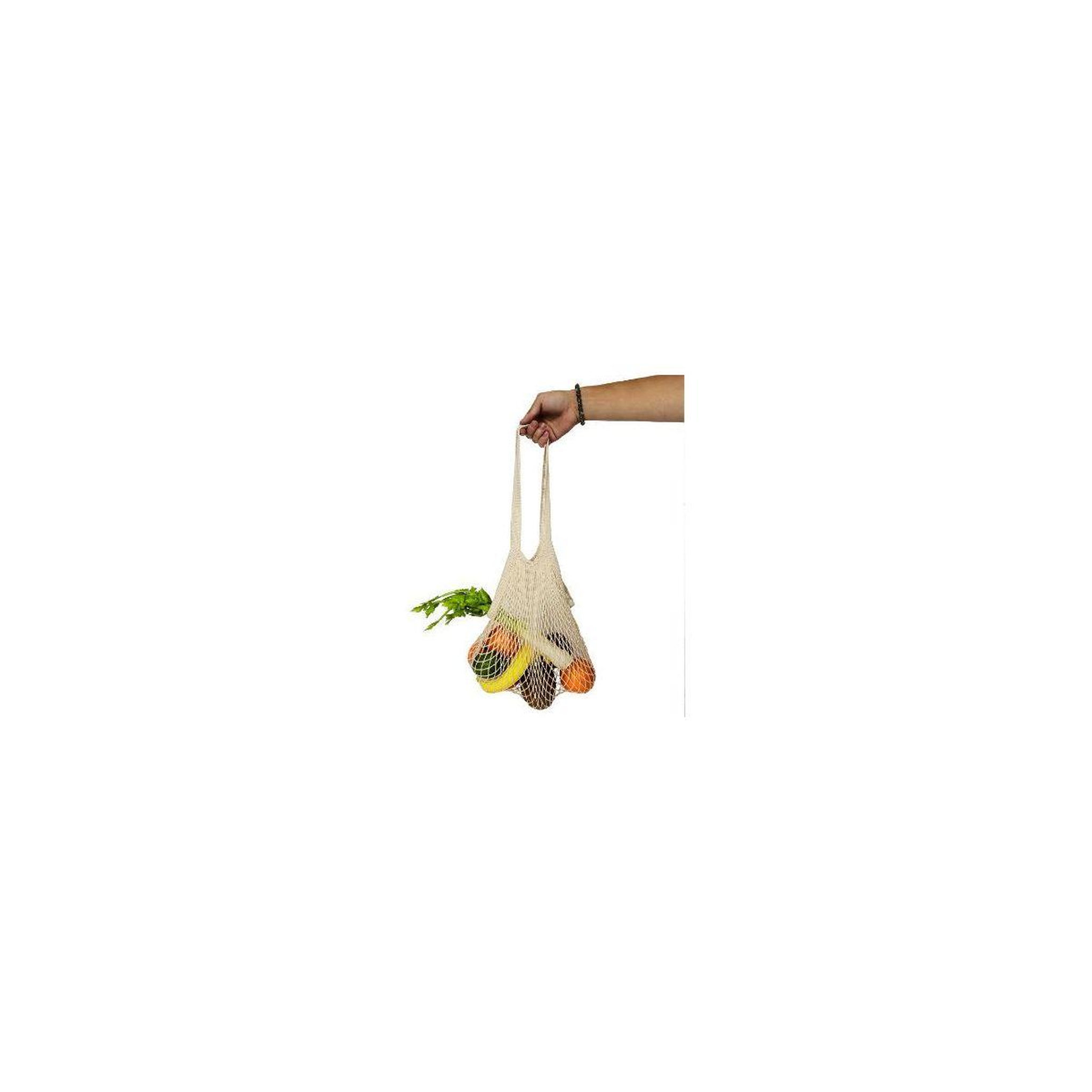 Entre temps Sac filet a provision avec pochon coton 36 x 35 cm