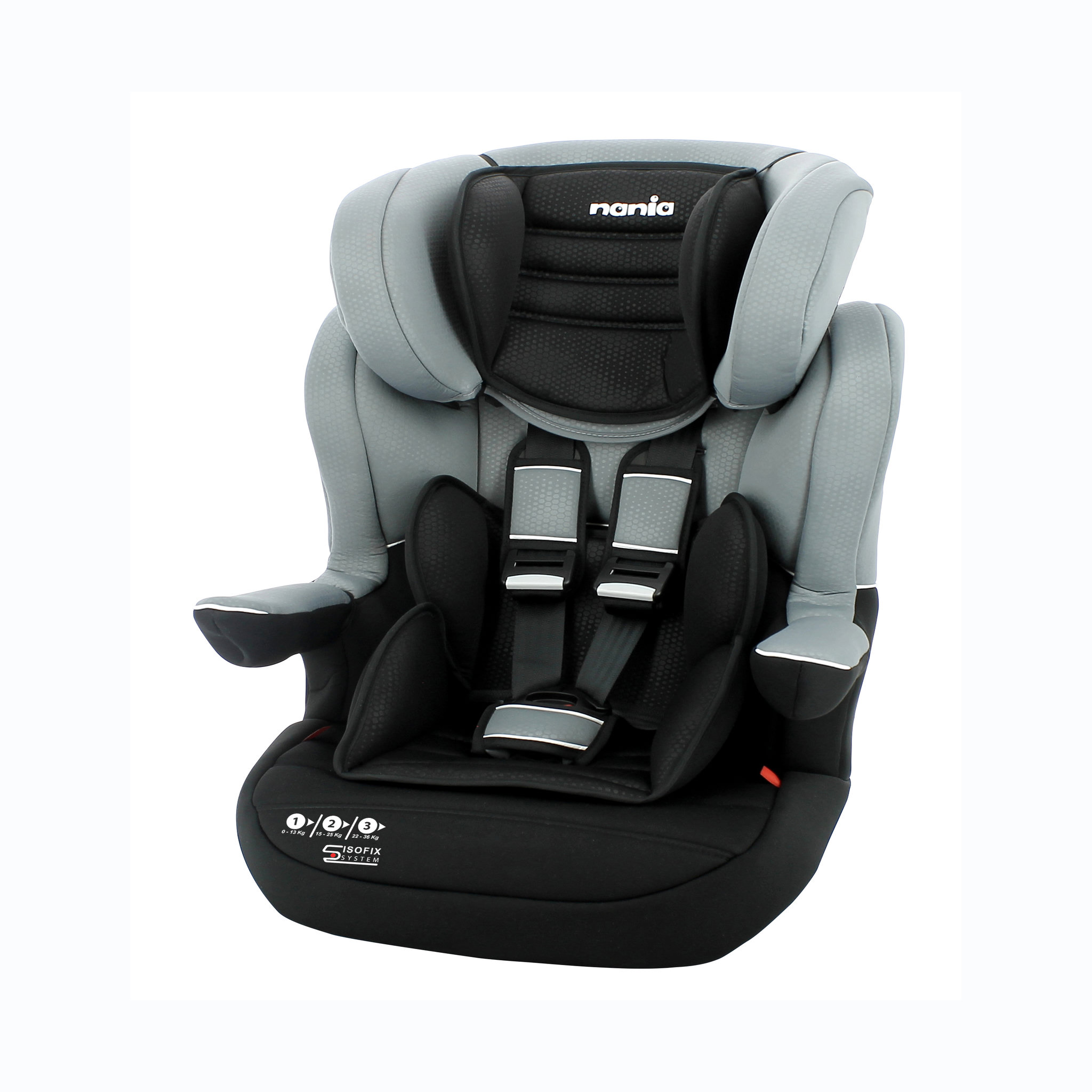 Voir la diapositive 2 : NANIA Siège auto isofix groupe 1/2/3 Imax Luxe