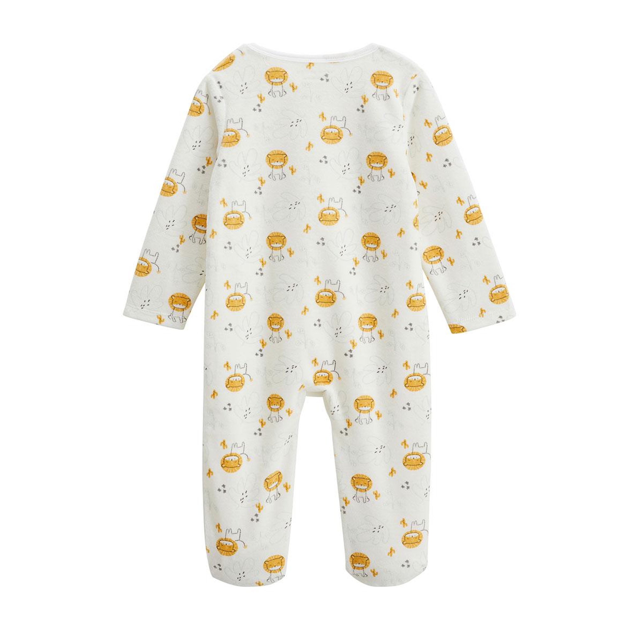 Voir la diapositive 2 : Petit Béguin Pyjama bébé en velours ouverture zippée elio