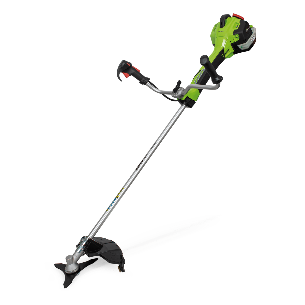 VITO Garden Debroussailleuse thermique 47Cm3 Moteur 2T 2.7CV + Bobine  avec fil + lame 3 dents + Harnais VITO